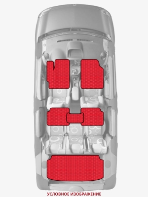 ЭВА коврики «Queen Lux» комплект для Ford Mondeo V
