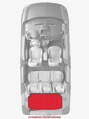 ЭВА коврики «Queen Lux» багажник для Nissan Almera Tino